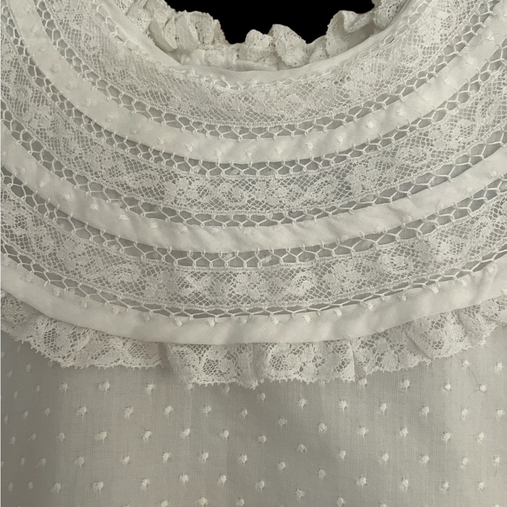 Vive La Fete Girl’s Dotted Swiss Tea Dress - Picture 15 of 16